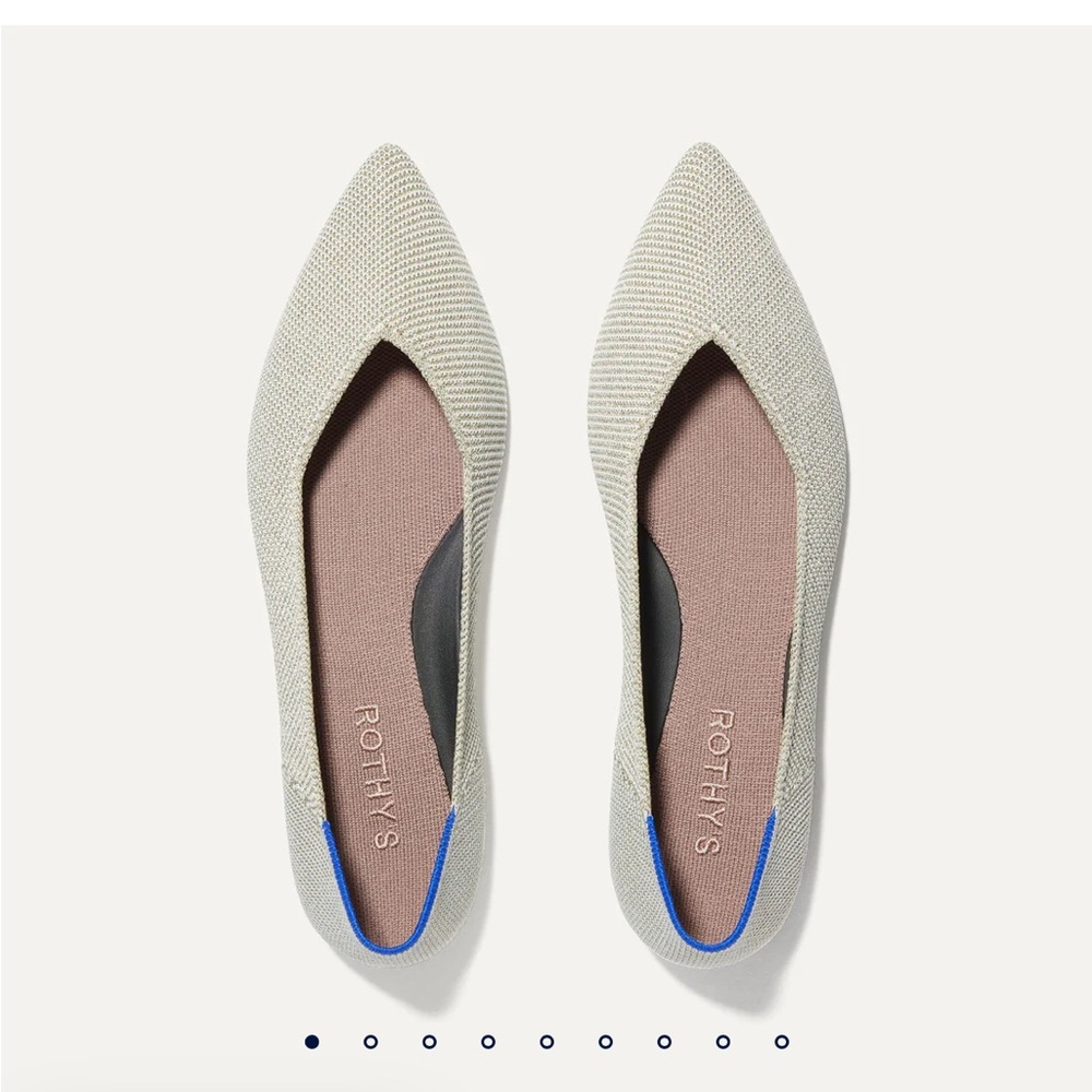 Worn Once, Rothy’s Point Ii In Diamond Twill - image 1